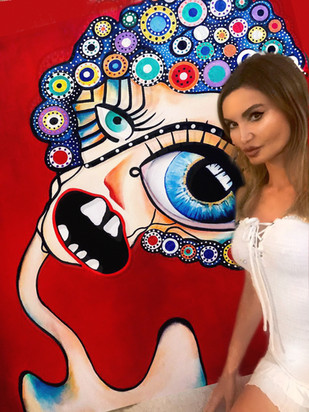 Unique art large paintings Los Angeles