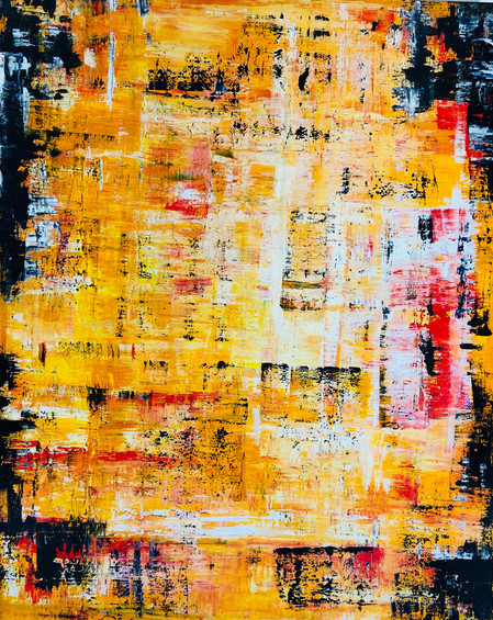 Original Acrylic Painting On Canvas 60"x48"
