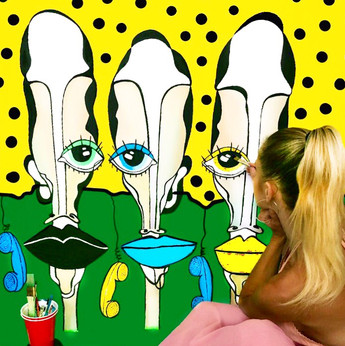 Pop art large paintings for sale los angeles