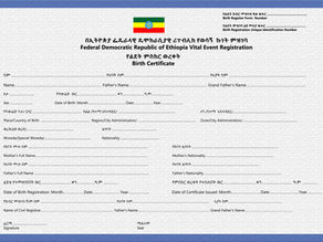 የካቲት 28 2017 - በኢትዮጵያ ከሚወለዱ ህፃናት የልደት ምዝገባ የሚያደርጉት 37 በመቶቹ ናቸው ተባለ