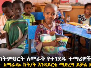 ነገር በነገው ትውልድ ላይ አሉታዊ ተፅዕኖ እንዳያሳድር በምን መሳይ አማራጭ ከትምህርት እንዳይርቁ ማድረግ ይቻል ይሆን?