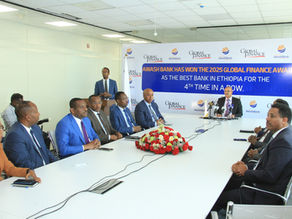 መጋቢት 25 2017 - አዋሽ ባንክ ከኢትዮጵያ ብቸኛ ምርጥ ባንክ በመባል መመረጡን ተናገረ