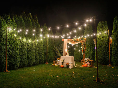 Backyard Bliss: Lighting Up the Night with String Lights (Safely!)