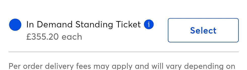 Ticketmaster dynamic pricing Oasis tickets