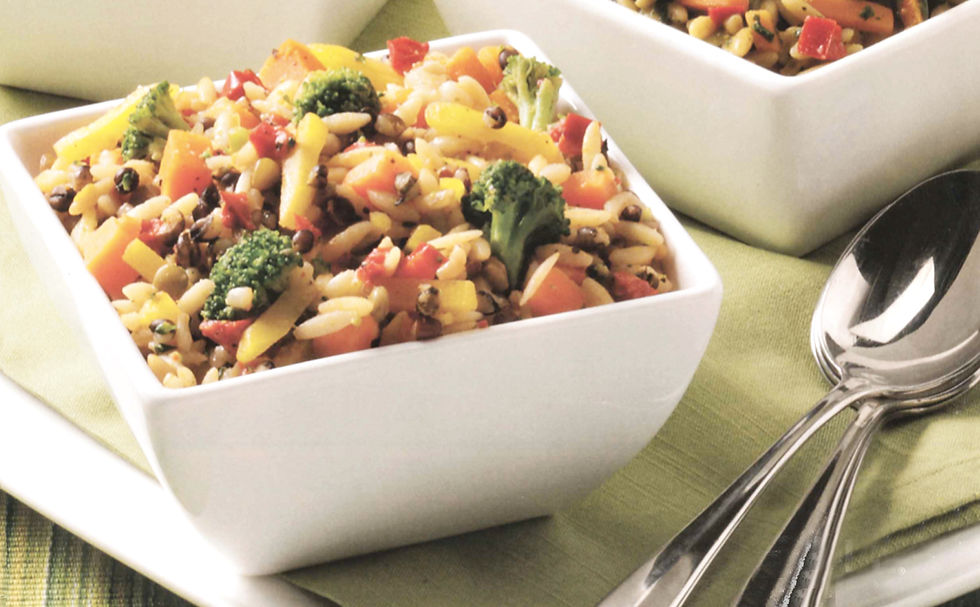 Whole Grains, Orzo & Vegetable Medley