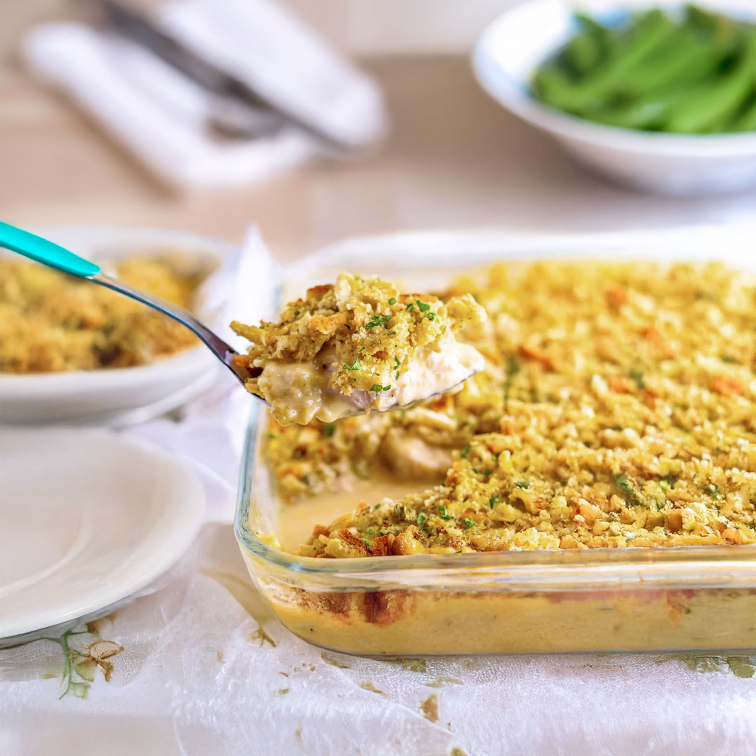 Chicken and Stuffing Casserole