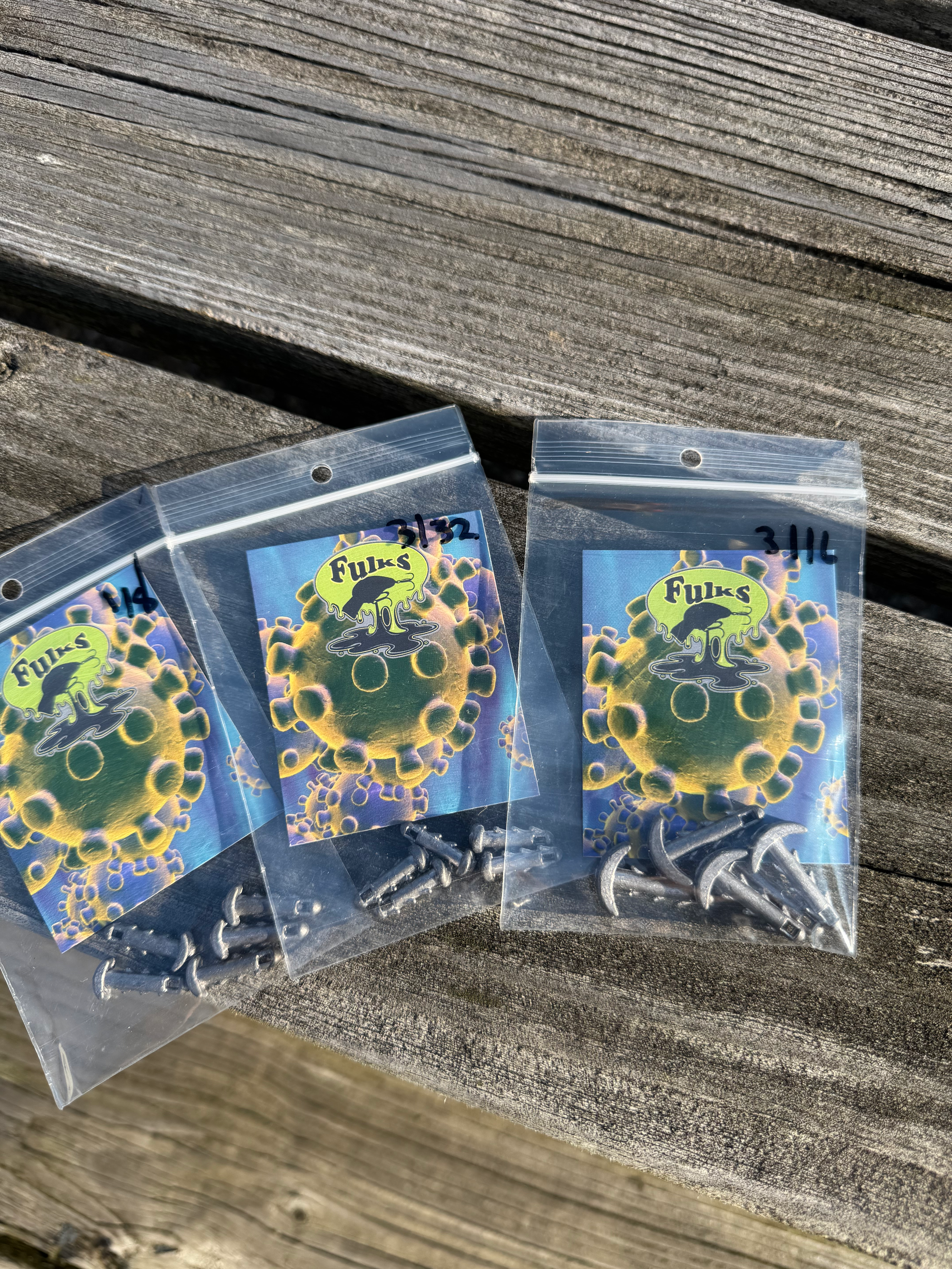 Fulks Critter Anchor Weight- 5 Pack