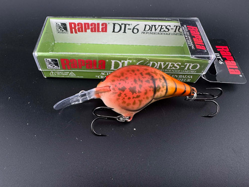 Custom Rapala DT6- 2 For $30 | Fulks Custom Cranks