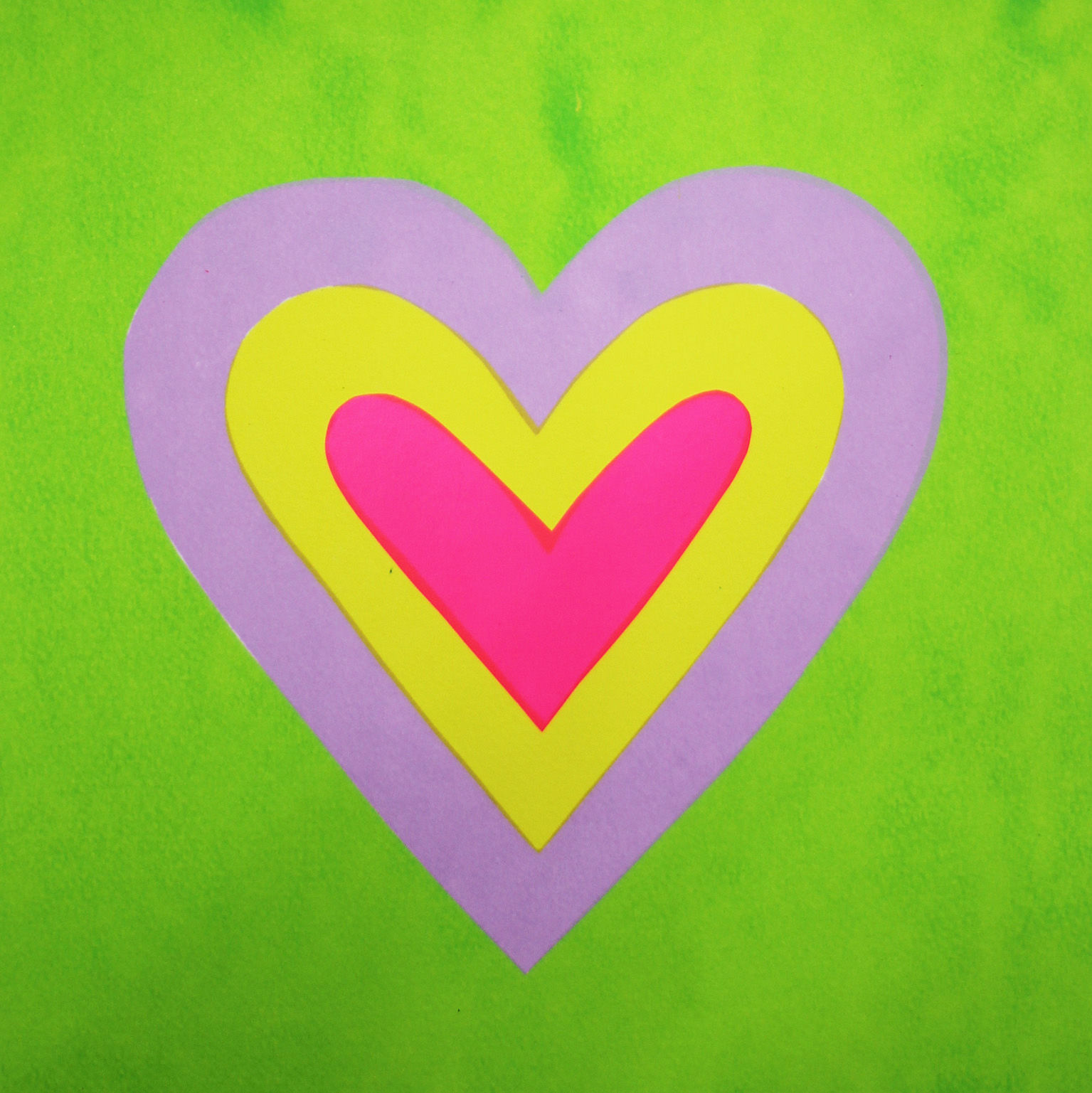 Green Layer Heart