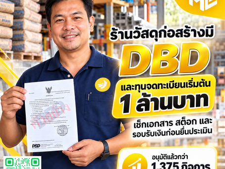 POV: Building Materials OD สำหรับร้านวัสดุก่อสร้างมี DBD และทุนจดทะเบียนเริ่มต้น 1 ล้านบาท เช็กเอกสาร สต็อก และรอบรับเงินก่อนยื่นประเมิน | SMEEasyCapital #สินเชื่อ OD ร้านวัสดุก่อสร้าง
