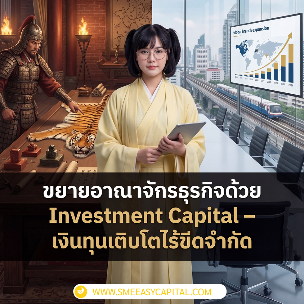ก้าวข้ามขีดจำกัดเดิมๆ! ปลดล็อก Investment Capital มหาศาลด้วย เงินทุนเพื่อการเติบโต ที่จะพาธุรกิจคุณไปสู่ ความสำเร็จ ที่ยั่งยืนกับ  | SME Easy Capital #เงินทุนเพื่อการเติบโต 