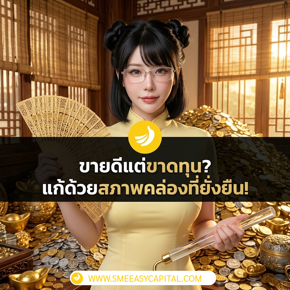 Liquidity คือหัวใจ! แก้ปัญหาเงินหายด้วย สินเชื่อหมุนเวียน | SME Easy Capital #สินเชื่อหมุนเวียน