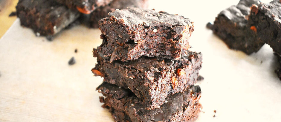 Vegan Gluten Free Superfood Brownies (V + GF)