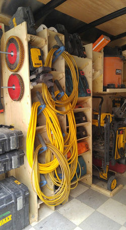 Tool trailer - Always clean and tidy