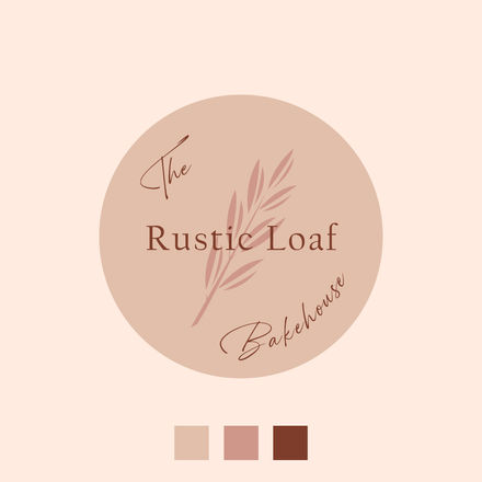 The Rustic Loaf Bakehouse final brand logo design