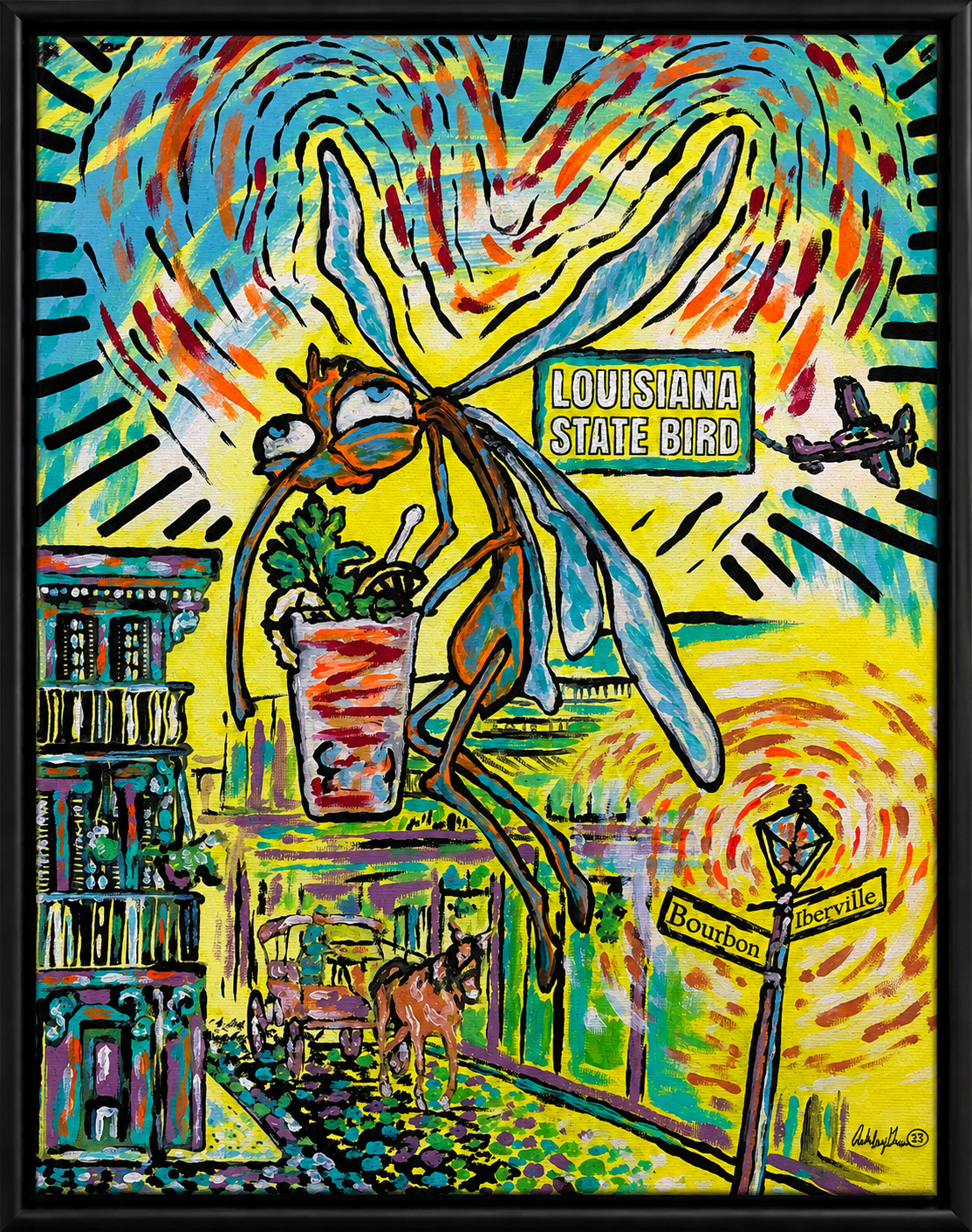 "Drunk Mosquito" Giclee Print