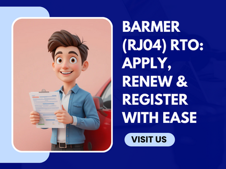 Barmer (RJ04) RTO: Apply, Renew & Register with Ease