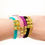 Thumbnail: Gold Studded Beaded Bracelets (6 Colors)