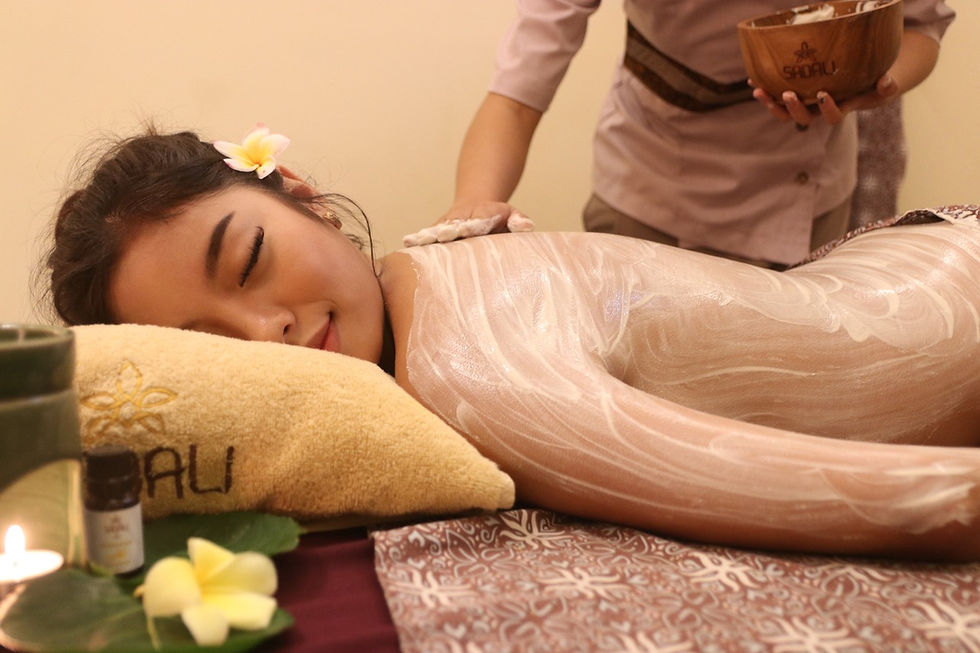 Tranquil treatment room at Sadali Spa in Nusa Dua offering the ultimate spa experience in Bali