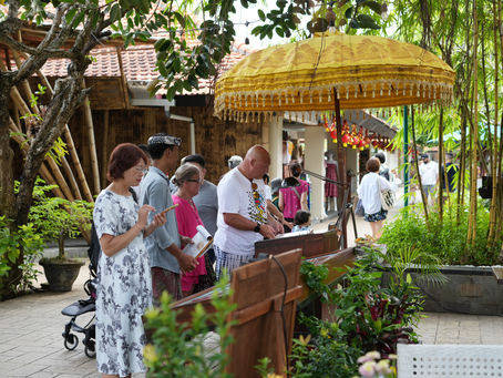 Cozy outdoor dining area at Acala Bar & Bistro in Nusa Dua, one of the hidden culinary gems in Nusa Dua this August
