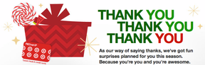 16 Days of Surprises for all Target RedCard Holders
