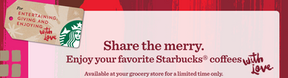 Starbucks Deal at Kroger got better!