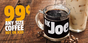 Burger King $.99 Coffee Any Size!!