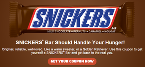 Snickers Bogo coupon!