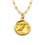 Thumbnail: 14ct Solid Gold Athena & Owl Tetradrachm Coin Necklace