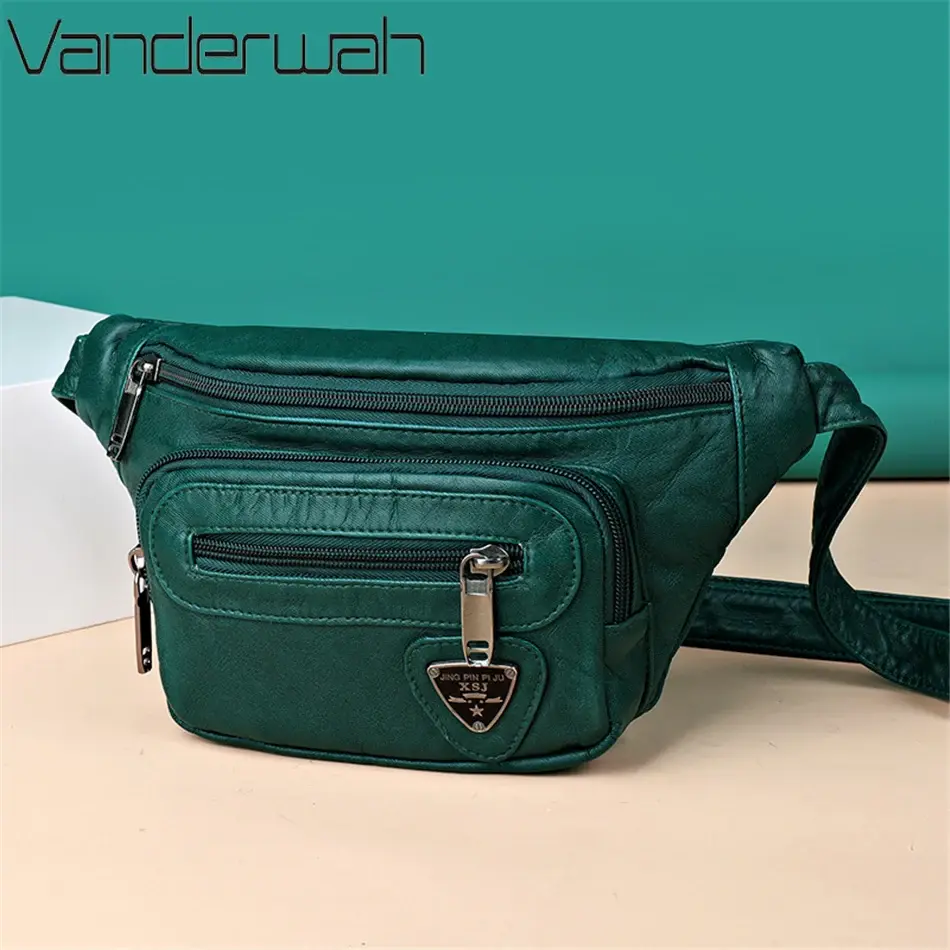 Frauen Taille Tasche PU Leder Taschen Designer Schulter Umhängetasche Brust Tas