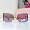 Miniaturbild: Luxury Designer Gold UV400 Polarized Sunglasses Full Rim Lightweight Women's Fas