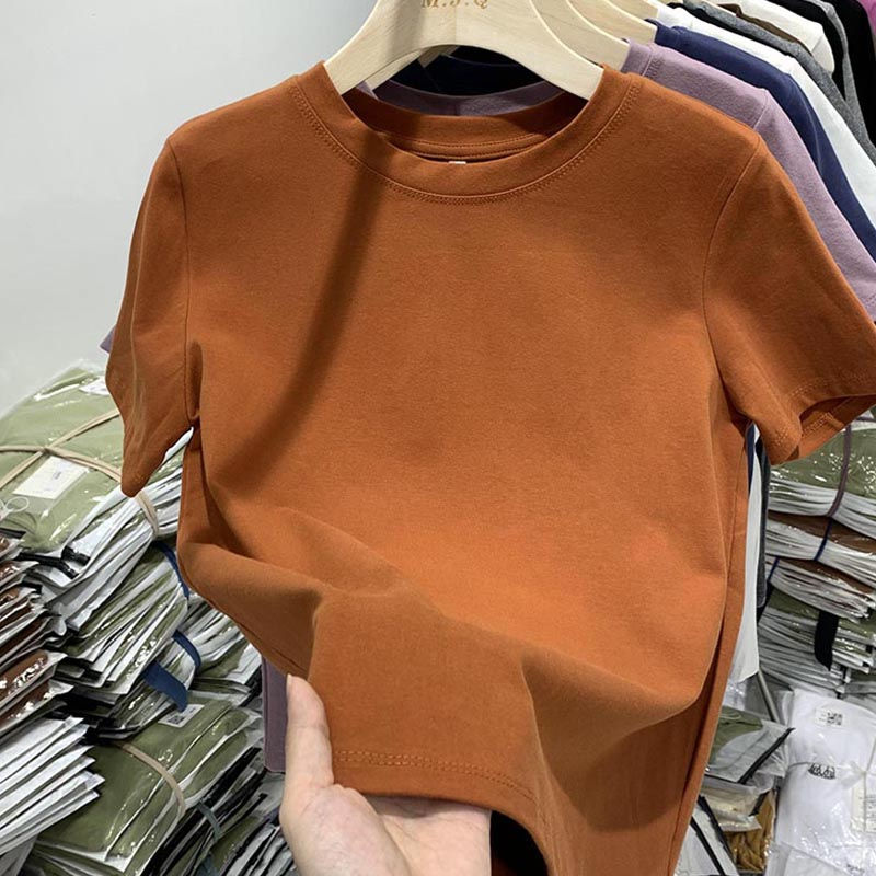 Miniaturbild: Frauen T-Shirt Mädchen T-Shirt Frau Kleidung Tops Baumwolle T-Shirt weibliche K