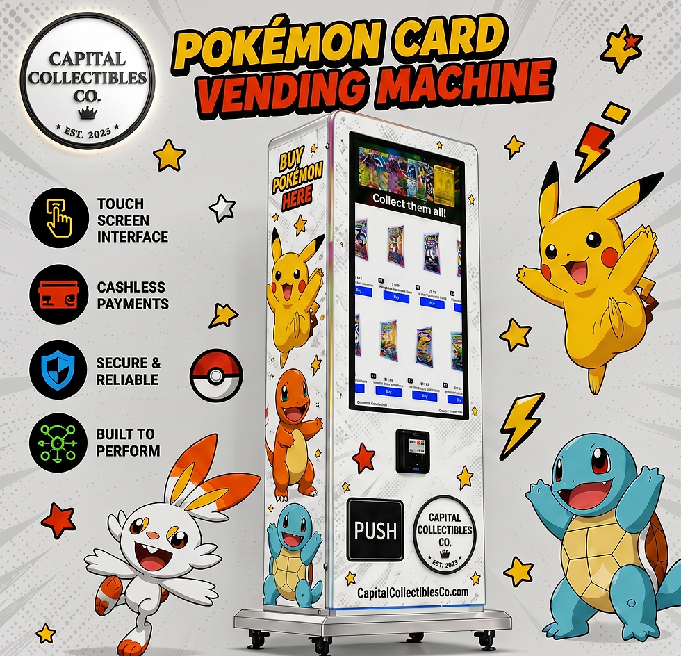 Thumbnail: Pokémon Slim Tower TCG: Vending Machine (Free Nayax Card Reader)