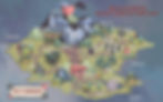 A ficticious treasure map representing an island full of clues for an escape room for Vision Express