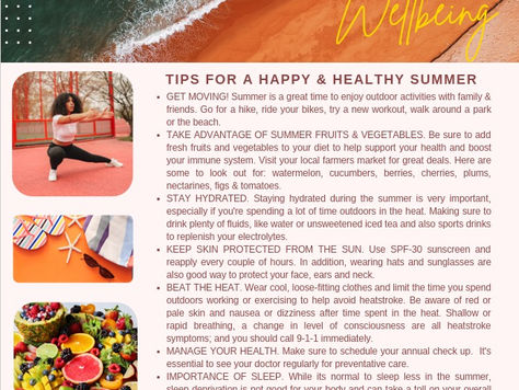 Happy & Healthy Summer