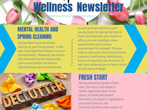 Hello April - Mental Health & Spring Cleaning