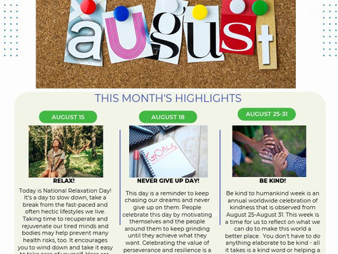 Relax. Never Give Up. Be Kind!