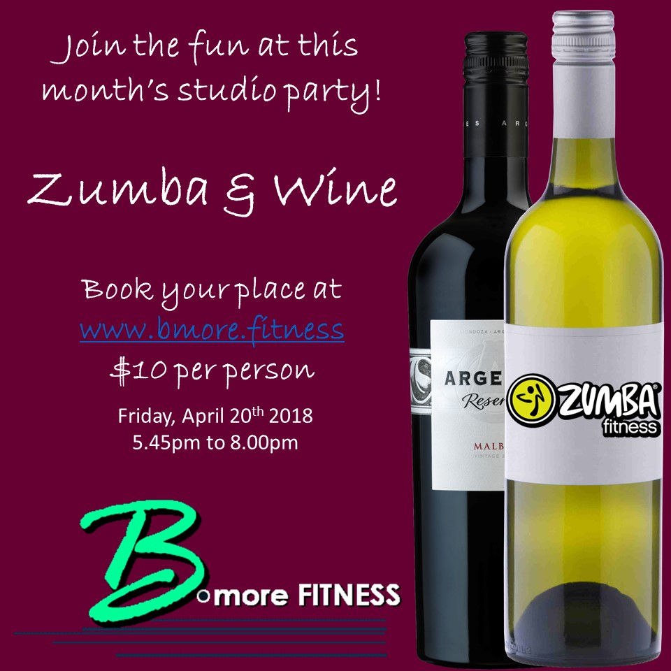 Wine and Zumba - April
