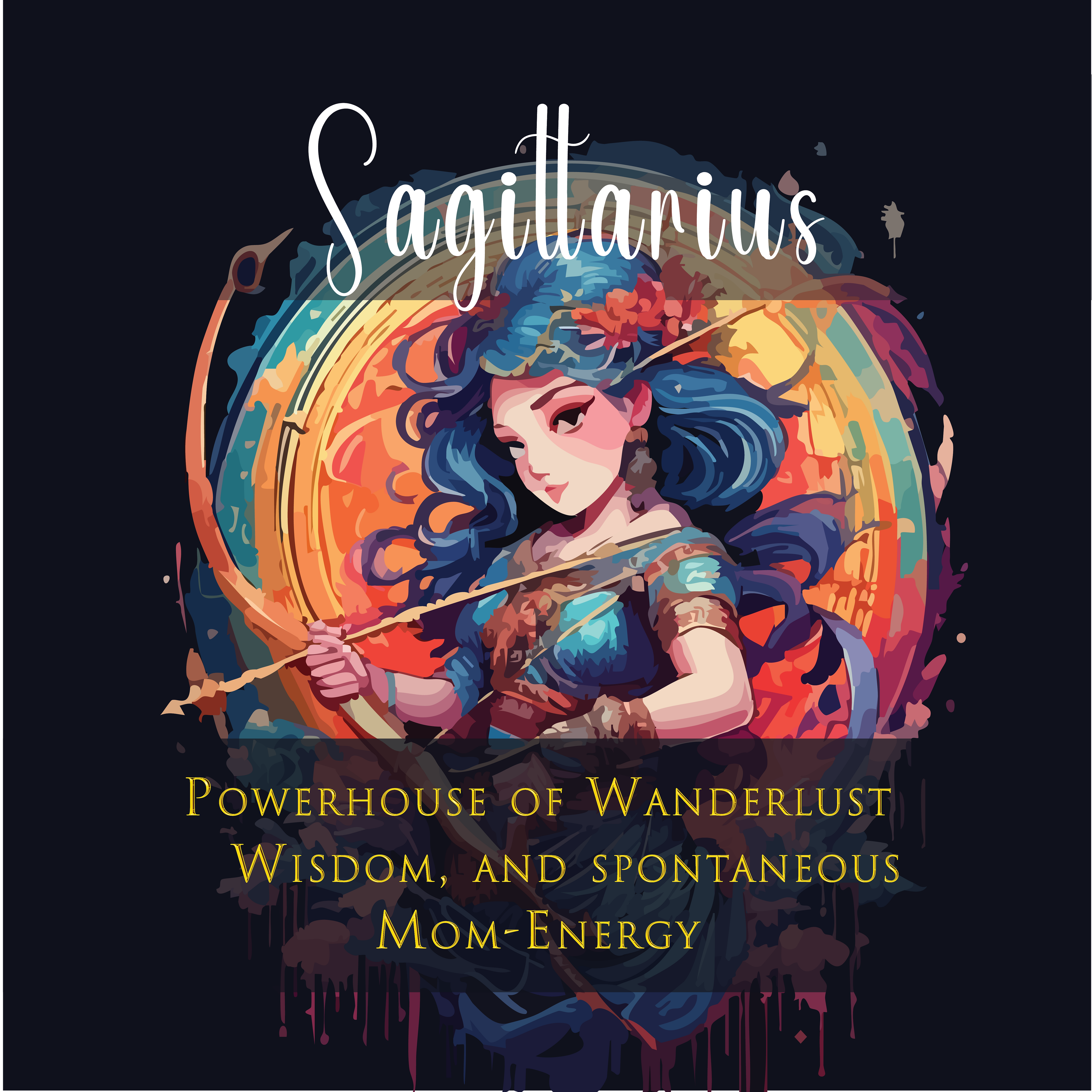 Sagittarius Woman T-Shirt Graphic