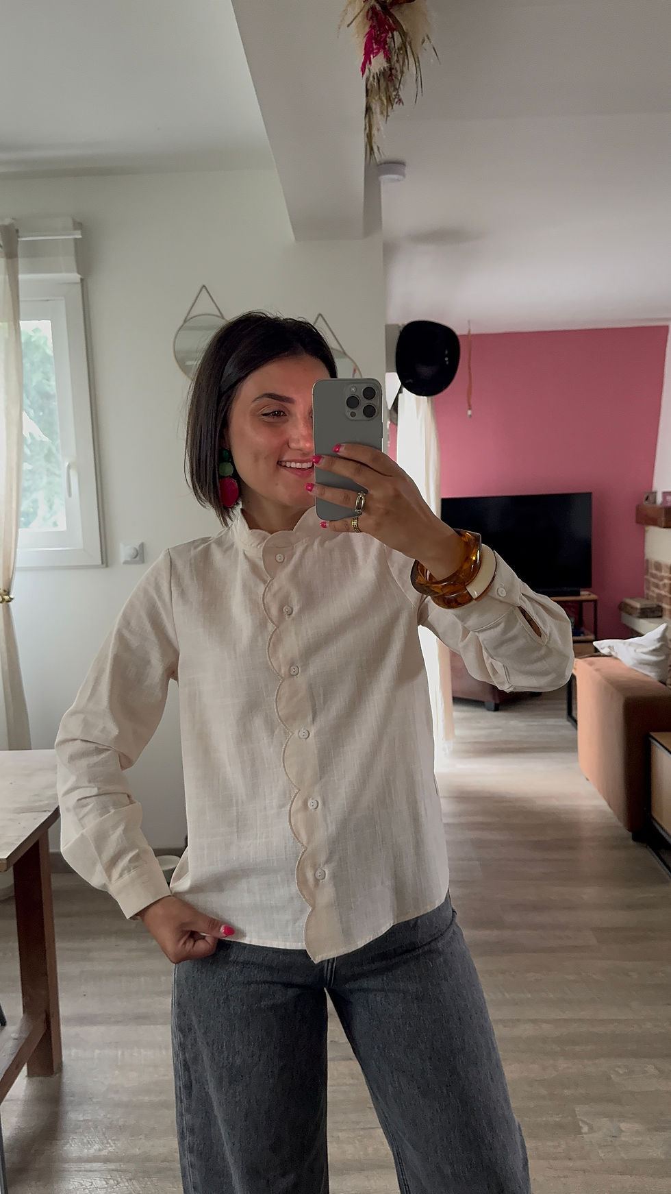 Miniature : CHEMISE À FESTON