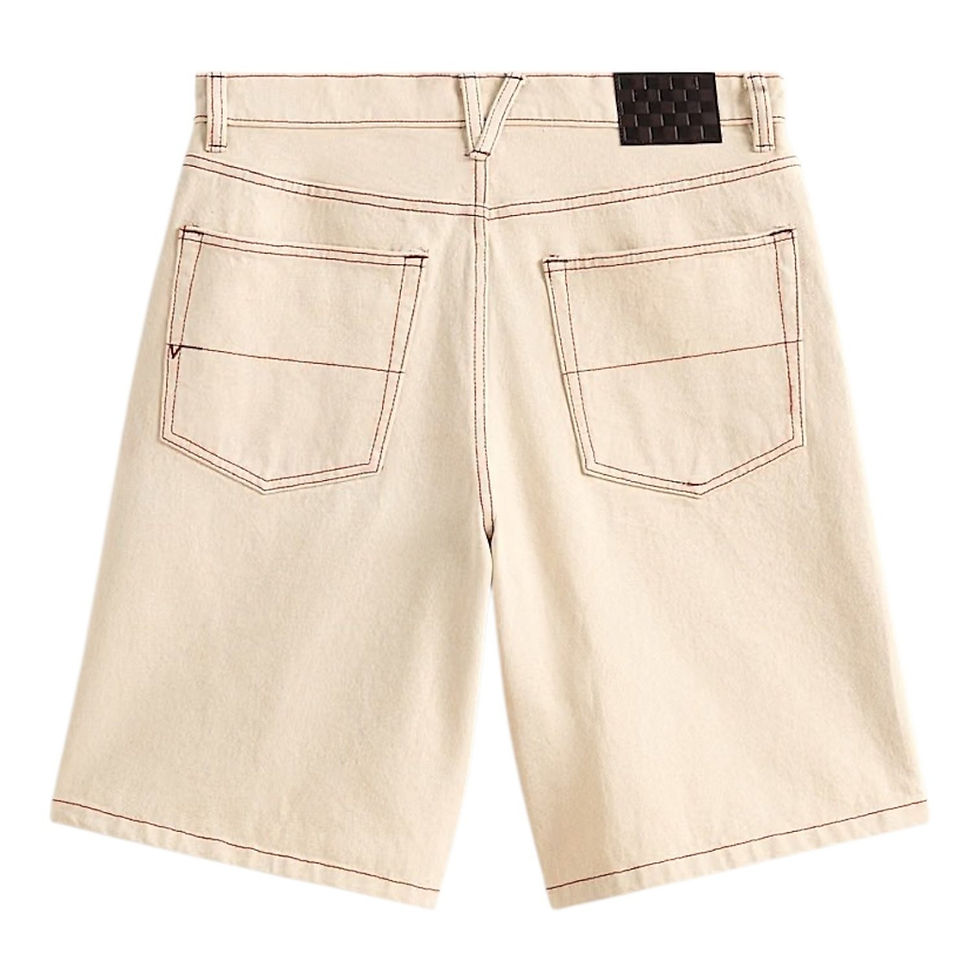 Miniature : CHECK 5 BAGGY SHORT BLANC
