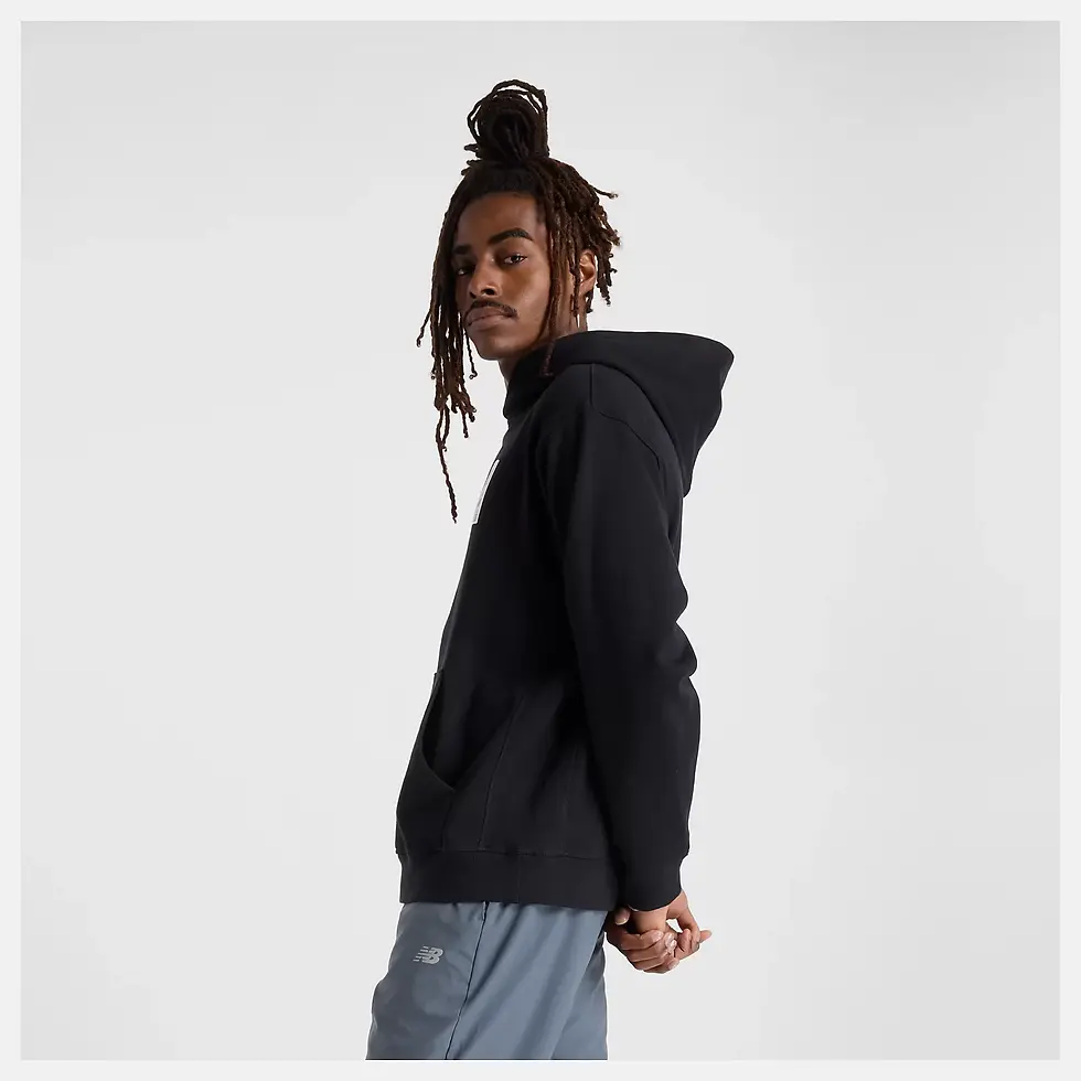 Miniature : SWEAT A CAPUCHE ATHLETICS - NOIR