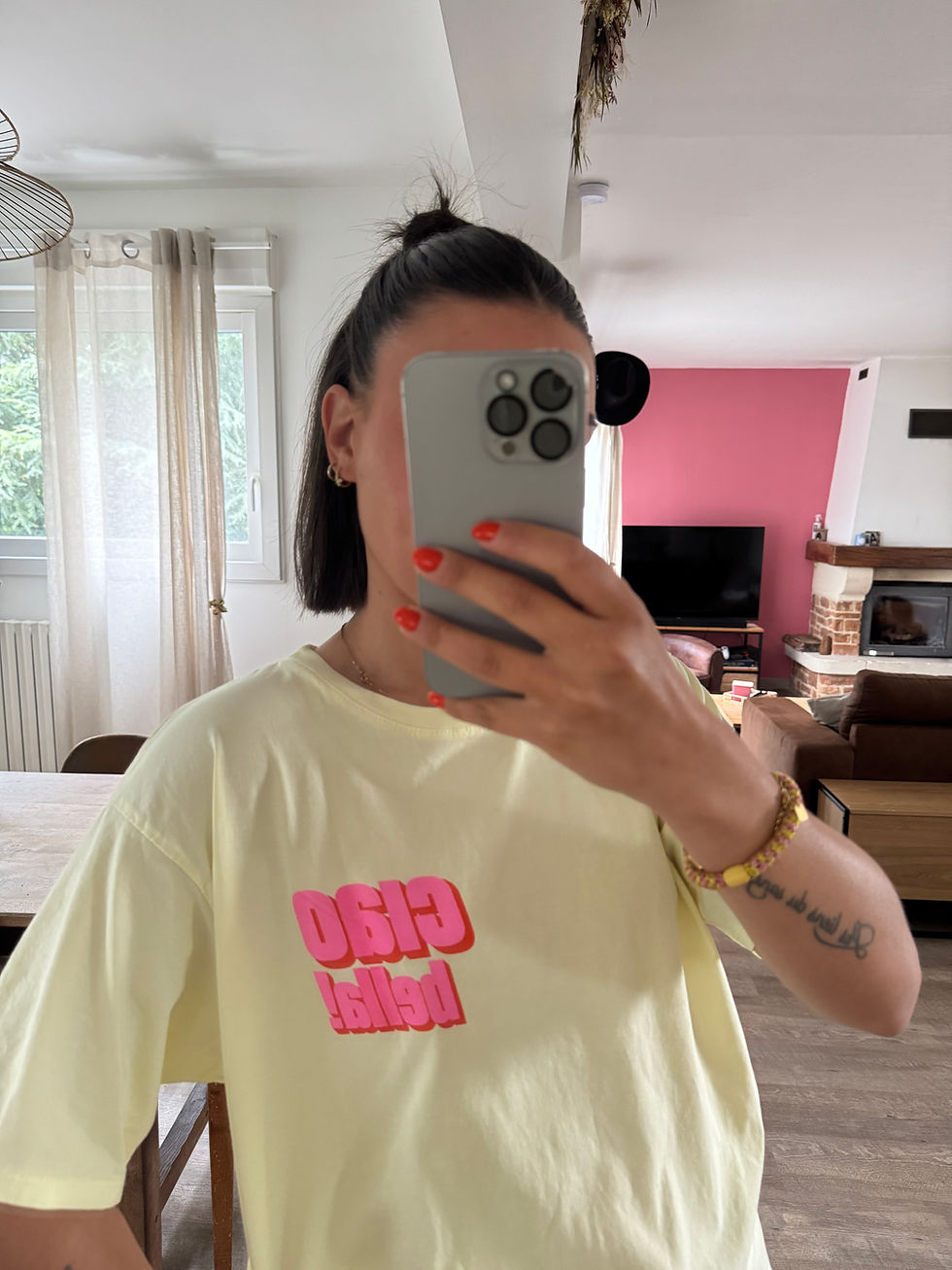 Miniature : TEE-SHIRT CIAO BELLA