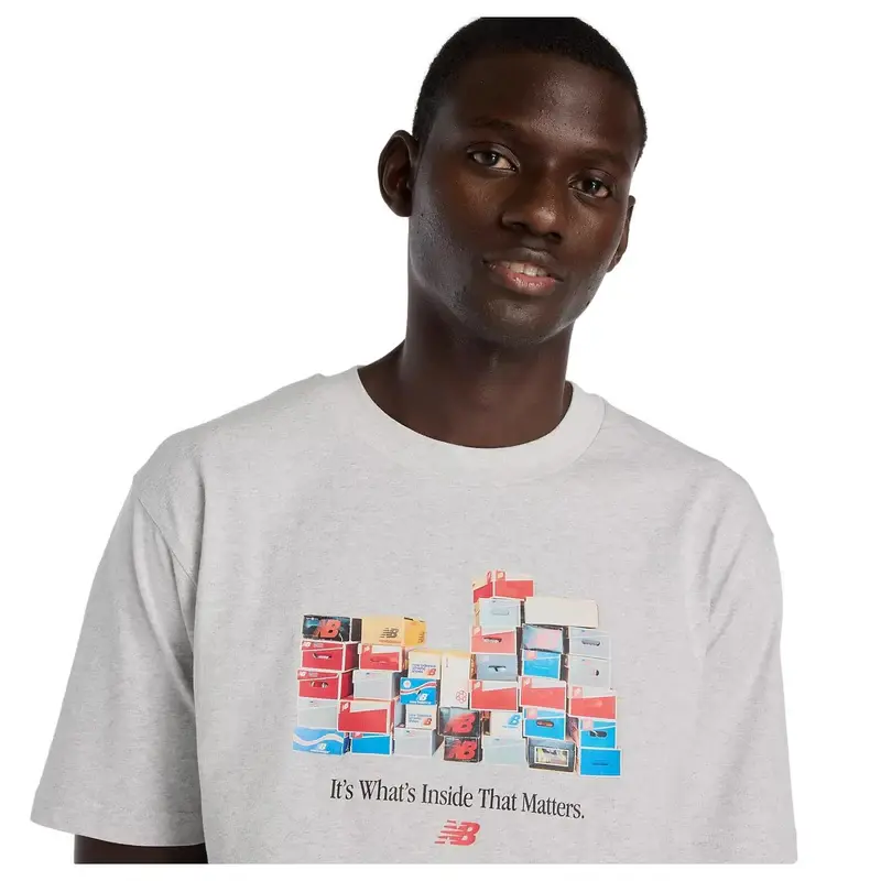 Miniature : T-SHIRT BOXES-GRIS