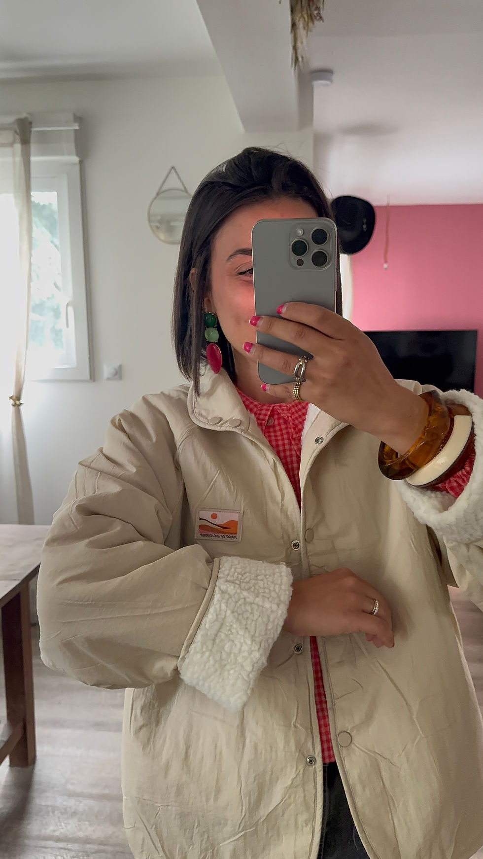 Miniature : VESTE RÉVERSIBLE BOUCLETTE