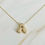 Thumbnail: Crystal Bubble Initial Necklace