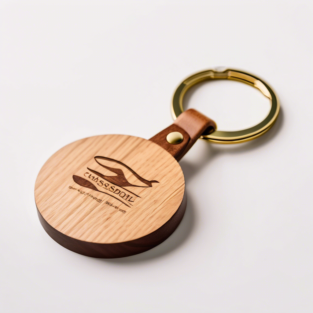 Personalized Wooden Keychain