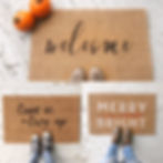 DIY Welcome Mat