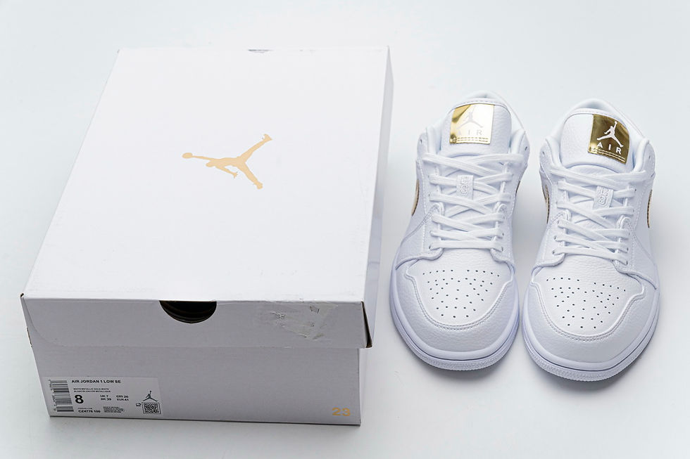 Miniatura: AJ1 Bajo “Oro Metálico Blanco”