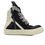 Miniatura: Rick Owens GeoBasket Oversized Eylet Black White